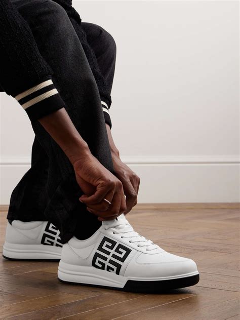 givenchy g4 logo detailed low-top sneakers|G4 sneakers in leather .